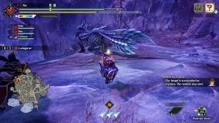 Monster Hunter Rise Sunbreak Dances with wolves Lunagaron Hunt SPOILERS [upl. by Ezar]