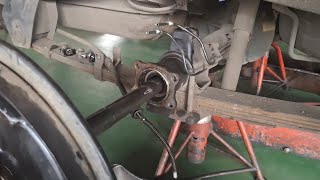 how to replace the rear axle sealmitsubishi L300 [upl. by Otsirc]