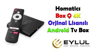 Homatics Box Q 4K Orjinal Lisanslı Android Tv Box [upl. by Germana]