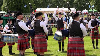 Ayr Pipe Band Society in Grade 3B finals at 2024 British Pipe Band Championships at Forres [upl. by Lombardi]