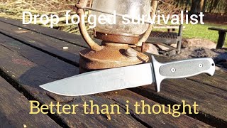 Cold steel drop forged survivalist  hard test use [upl. by Toft]