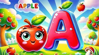 AforApple🍏🍎 nursery rhymes phonic songs aforapple aforapplebforballphonicsong [upl. by Anitsirhcairam940]