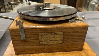 Rare Berliner Montross Gramophone [upl. by Radman936]