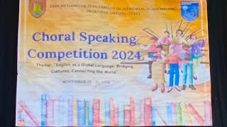 choral speaking 2024 senior highschool [upl. by Nybbor]