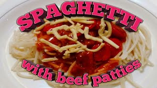 Spaghetti with beef patties very easy [upl. by Wooster]