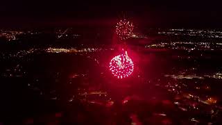 Drone Footage Red White and Boom [upl. by Desdee]