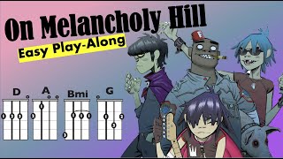 On Melancholy Hill The Gorillaz Ukulele ChordLyric Playalong [upl. by Poock]