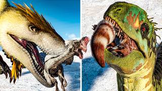 All the BEST hunting of Oviraptor Sinosauropteryx Lystrosaurus Moros and Microceratus  JWE2 [upl. by Sixela]