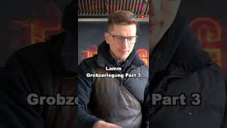 😱METZGERMEISTER ZERLEGT GANZES LAMM  Grobzerlegung Part 3 metzger ausbildung shortsmitmarietta [upl. by Lienaj]