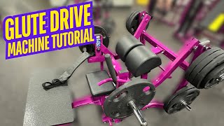 NEW Planet Fitness Glute Drive Machine HOW TO USE IT [upl. by Alsi]