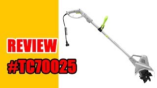 ▶️ Earthwise TC70025 75Inch 25Amp Corded Electric TillerCultivator 2019 [upl. by Rebel]