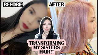 How To Dye Black Hair Rose Blonde [upl. by Silisav233]