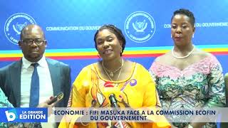 Economie Fifi Masuka face à la commission ECOFIN du Gouvernement [upl. by Latoyia]