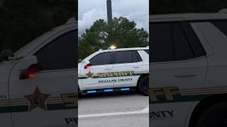 Pinellas County Sheriff’s along with many other agencies escorting supplies for Hurricane Milton [upl. by Aubreir]