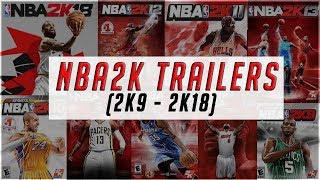 NBA 2K Momentous Trailers 2K9  2K18 [upl. by Enyedy]