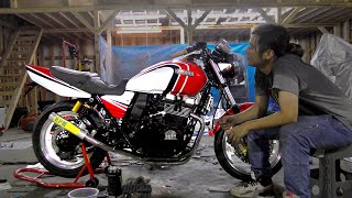 【21年放置XJR400レストア13】完成！俺の最高のXJR400 [upl. by Garin]