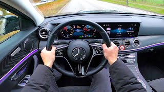 2022 Mercedes Benz EClass E200  pov test drive [upl. by Duester]