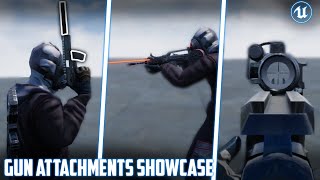 UE4 Weapons attachment system SHOWCASE [upl. by Jeffrey734]