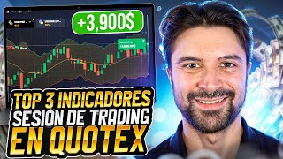 📊 TOP 3 INDICADORES DE PLATAFORMA QUOTEX  TRADING RENTABLE  Quotex Danancia Real  Quotex [upl. by Nnylaj]