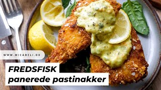 Fredsfisk – Opskrift på panerede pastinakker [upl. by Maxine]