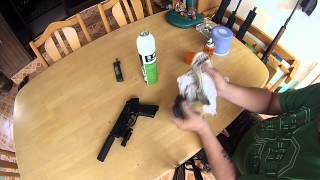 Airsoft Gas leaking from GBB pistol [upl. by Odarbil676]