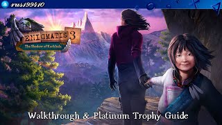 Enigmatis 3 The Shadow of Karkhala  Walkthrough amp Platinum Trophy Guide Trophy Guide rus199410 [upl. by Akkim]