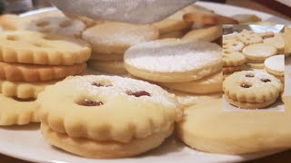 Yummy Linzer Cookies recipe  how to make linzer augen [upl. by Hanauq]