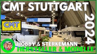 CMT 2024  Das sind die Hersteller amp Modelle  Hobby amp Sterkemann  Wohnwagen Wohnmobile  Tipps [upl. by Atirahs]