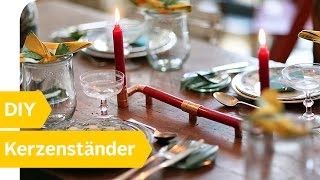 DIY Anleitung – Kerzenständer selber machen als Tischdeko  Roombeez – powered by OTTO [upl. by Dyche]