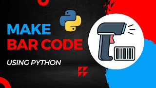 How to create Barcode generator using Python  In 2mins 🔥 [upl. by Wohlert]