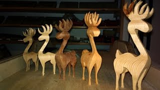 Bandsaw Christmas Reindeers [upl. by Crotty]