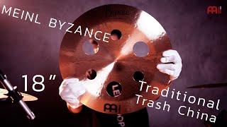 Meinl Byzance Traditional Trash China 18quot B18TRCH  beammusic [upl. by Gnen]