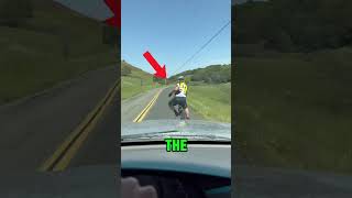 Instant Karma Cyclist’s Taunt Turns Into Epic Fail [upl. by Geddes]