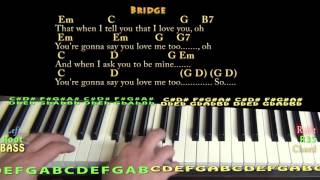 I Should Have Known Better BEATLES Piano Cover Lesson with ChordsLyrics [upl. by Azelea]