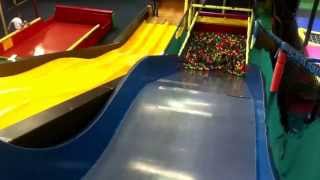 Devons Crealy Ball Pit Slide OffSlide Footage [upl. by Brock]