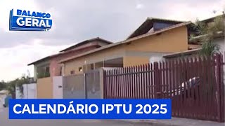 GDF divulga calendário de vencimento do IPTU de 2025  Balanço Geral DF [upl. by Leeth]