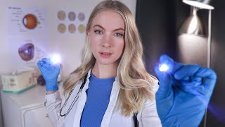 ASMR Holistic Eye Exam VERY Thorough Physical Assessment Vision amp Color Tests Ophthalmoscopy [upl. by Reivaxe]