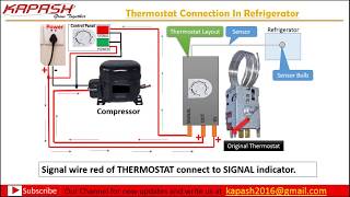 Thermostat Wiring Connection In Hindi PART 2 [upl. by Anurb]