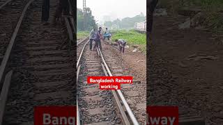 Bangladesh Railway working Kamlapur 👍🥲 railway traintravel shortsvideo shortsyoutube train [upl. by Andrej951]