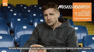 Muskelfaserriss erkennen und behandeln  Sportverletzungen erklärt von Dr Wolfgang Schillings [upl. by Bennir]