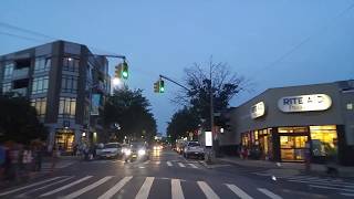 Driving from Greenpoint in Brooklyn to Sunnyside in QueensNew York [upl. by Antonie604]