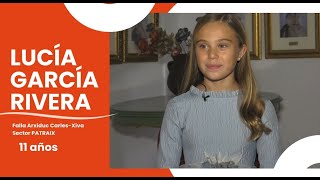 Candidatas a Fallera Mayor Infantil de Valencia 2025 Lucía García Rivera [upl. by D'Arcy711]