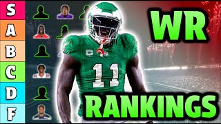 UPDATED Dynasty Wide Receiver Rankings amp Tiers  2024 Dynasty Football [upl. by Nosnah429]