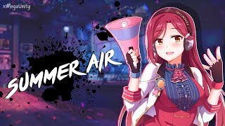 Nightcore  Summer Air Remix  Lyrics [upl. by Adnalohs323]