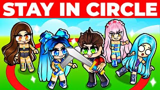 Stay In The CIRCLE In Roblox [upl. by Anauqal310]