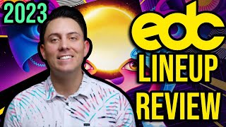 EDC Las Vegas 2023 Lineup Review  BY STAGE  GENRE [upl. by Malloch]