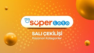 Süper Loto 26 Kasım 2024 Çekilişi No 142  Kazanan Kategoriler [upl. by Rosalynd]