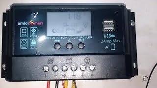 amicismart solar charge controller 12v 60amp solar panel 720w [upl. by Filip746]