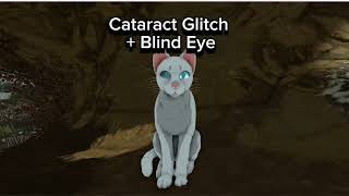 CataractRight Blind Eye Glitch warriorcatsultimateedition wcuetiktok wcue wcueglitch tutorial [upl. by Sillig]