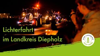 Lichterfahrt im Landkreis Diepholz [upl. by Ereveneug]